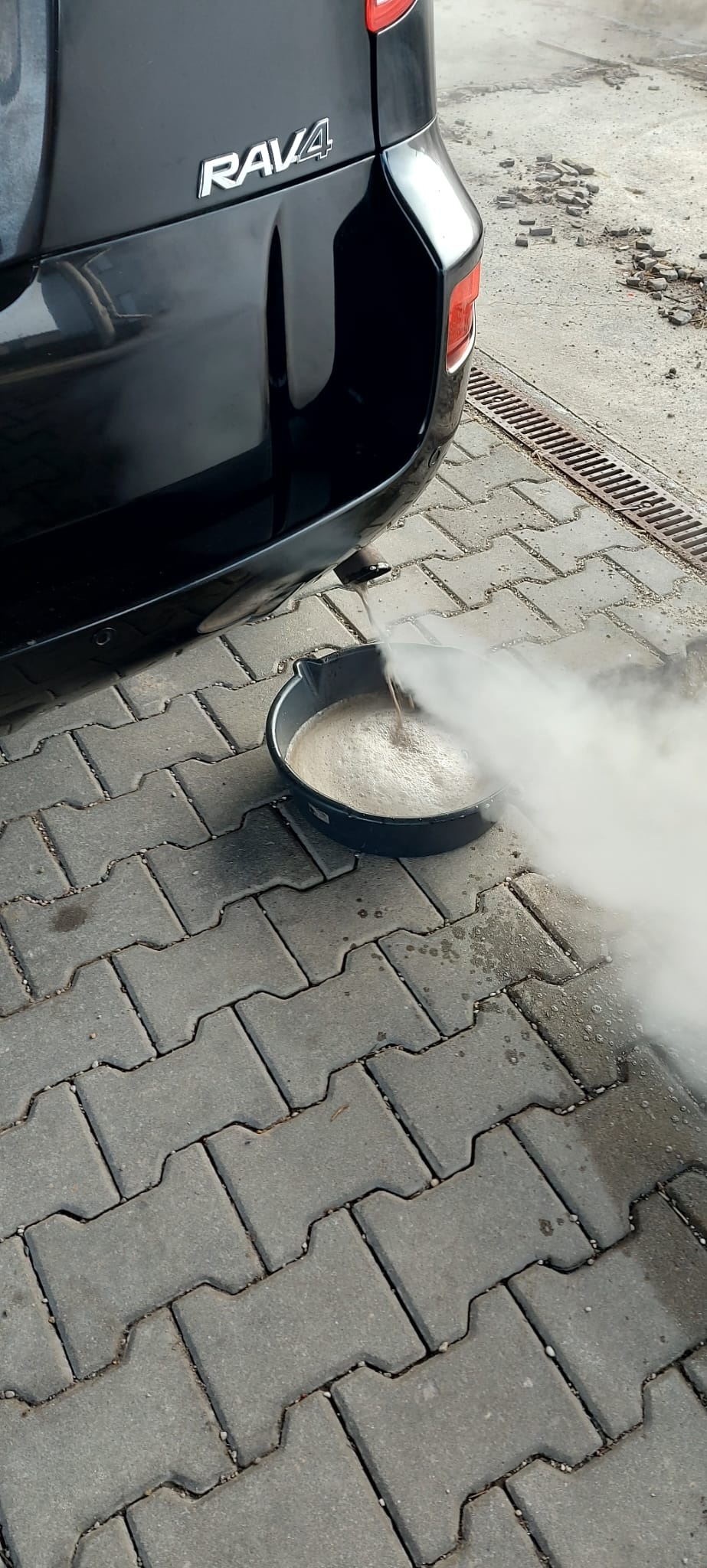 Proces čistenia DPF filtra na Toyota RAV4